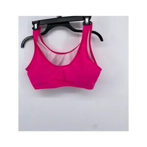 SHEIN Women's Plus Fuchsia Scoop-Neck Padded Swim Top SZ 0XL